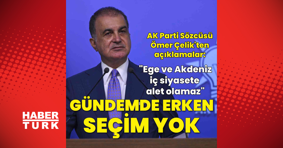 "Gündemde şu an seçim yok"