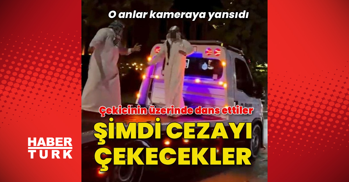 Çekici üzerinde dans pahalıya patladı