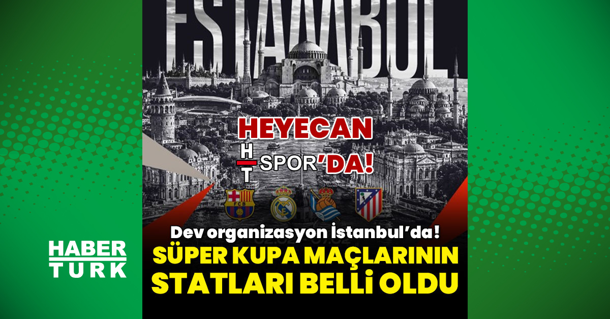 İspanya Süper Kupası için tanıtım toplantısı!