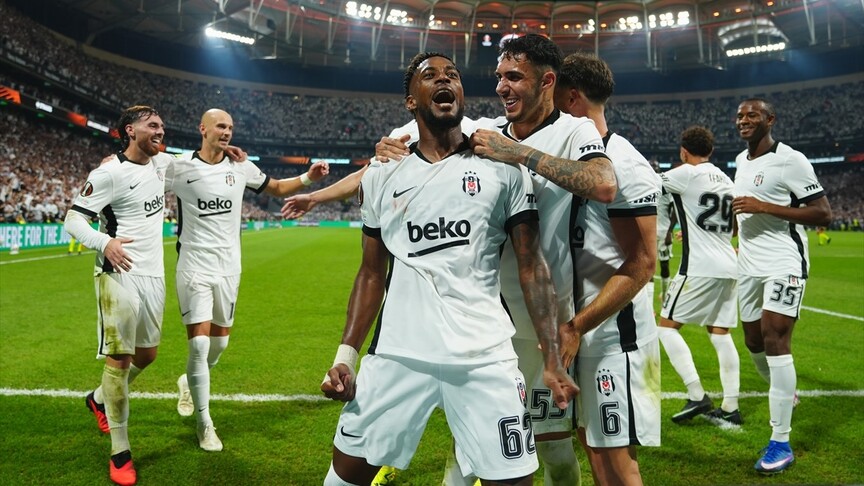 Beşiktaş, UEFA Avrupa Ligi'ne 3 puanla başladı