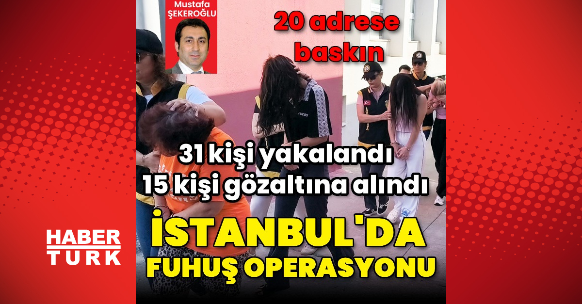 İstanbul’da fuhuş operasyonu