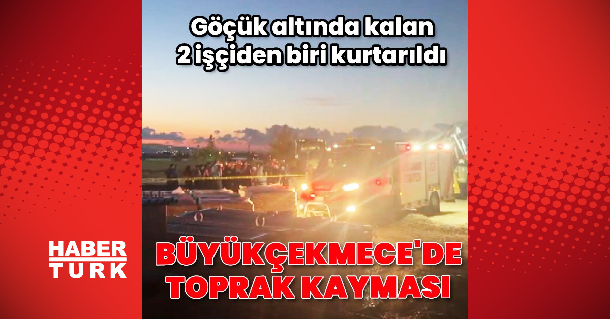 Büyükçekmece'de toprak kayması