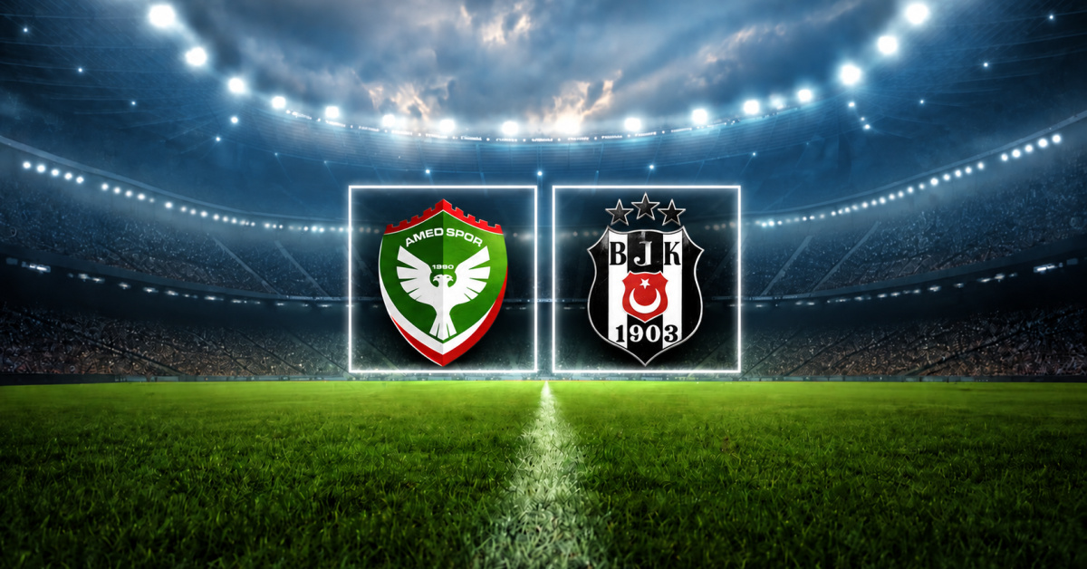 Amedspor BJK maçı saat kaçta?