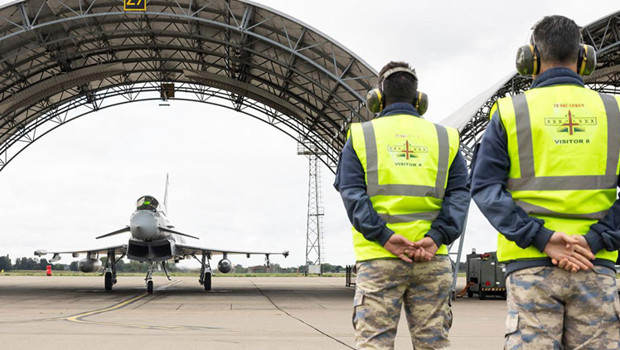 MSB'den 'Eurofighter' açıklaması: İngiltere'deki uçak bakım tesisleri incelendi