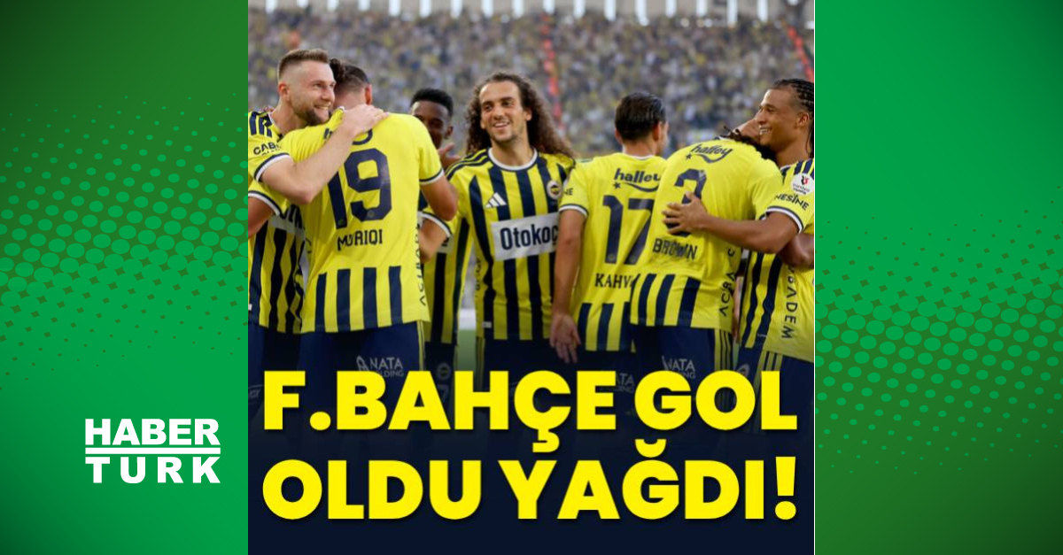 Fenerbahçe Kadıköy'de gol oldu yağdı!