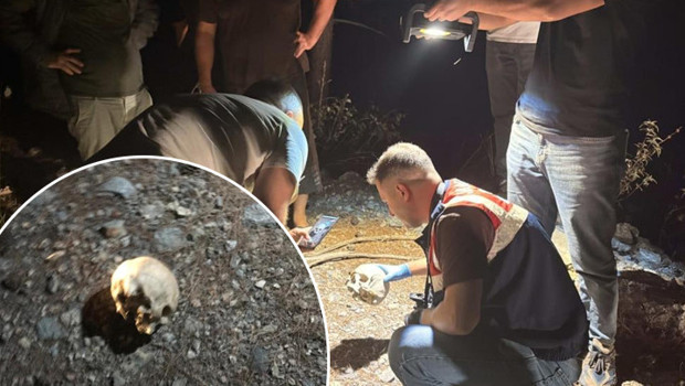 Antalya'da ormanlık alanda kafatası bulundu