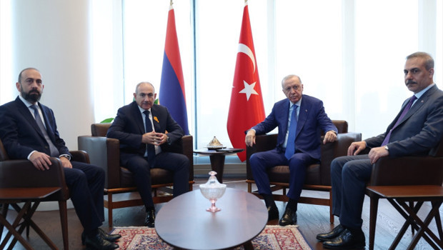 Cumhurbaşkanı Erdoğan, Ermenistan Başbakanı Paşinyan'ı kabul etti