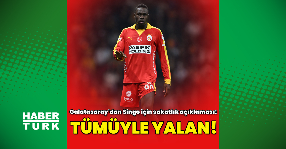 Galatasaray'dan Singo açıklaması!