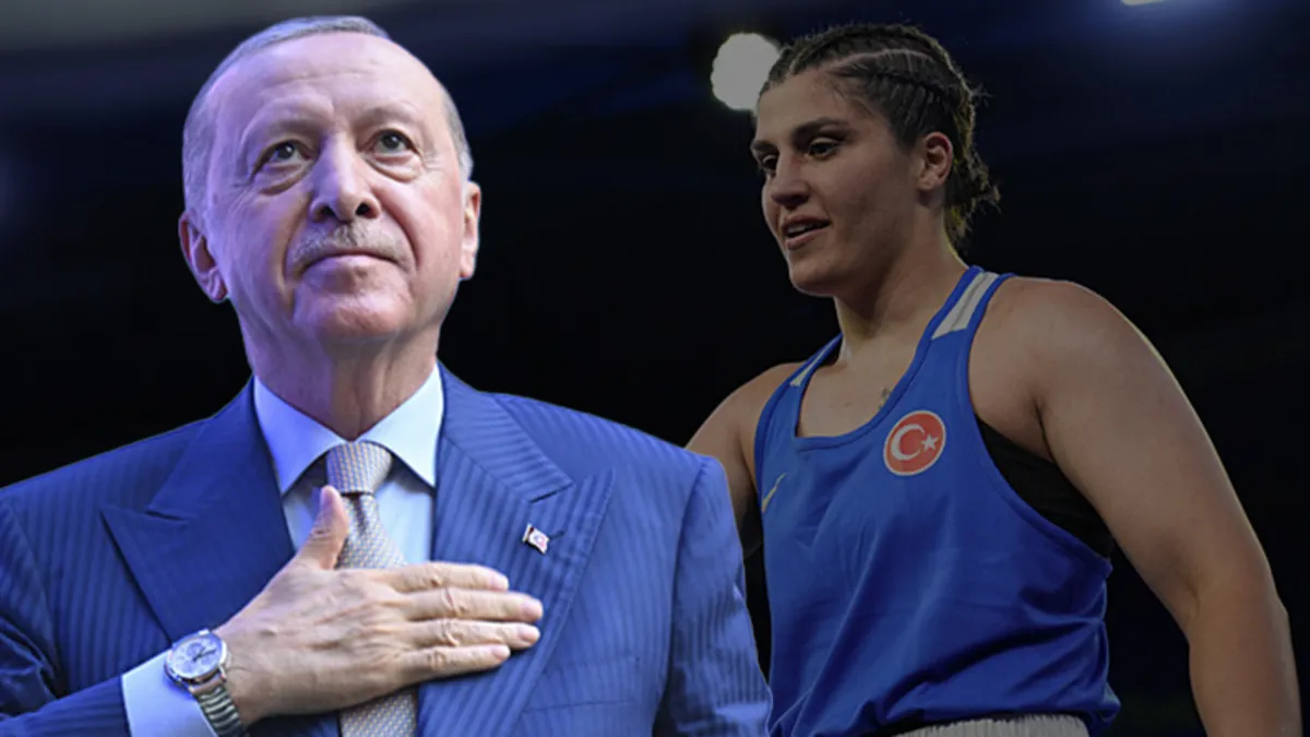 Başkan Erdoğan’dan Busenaz Sürmeneli’ye tebrik telefonu!