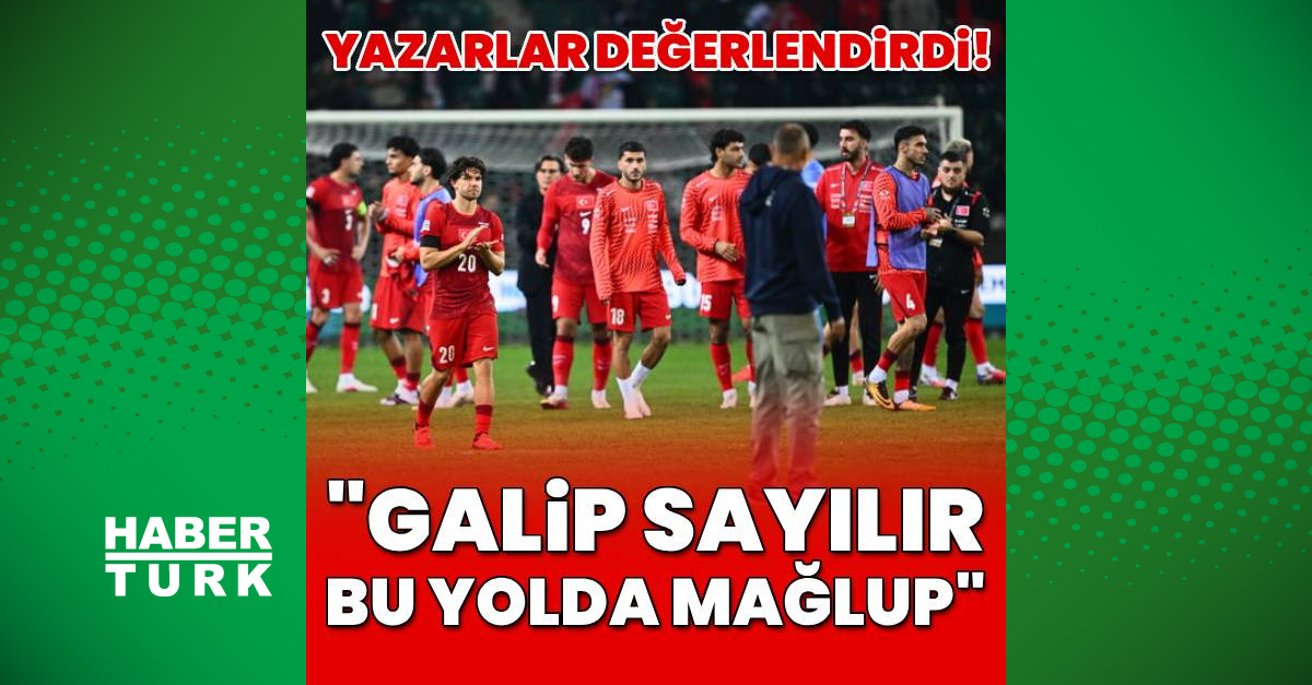 "Galip sayılır bu yolda mağlup!"