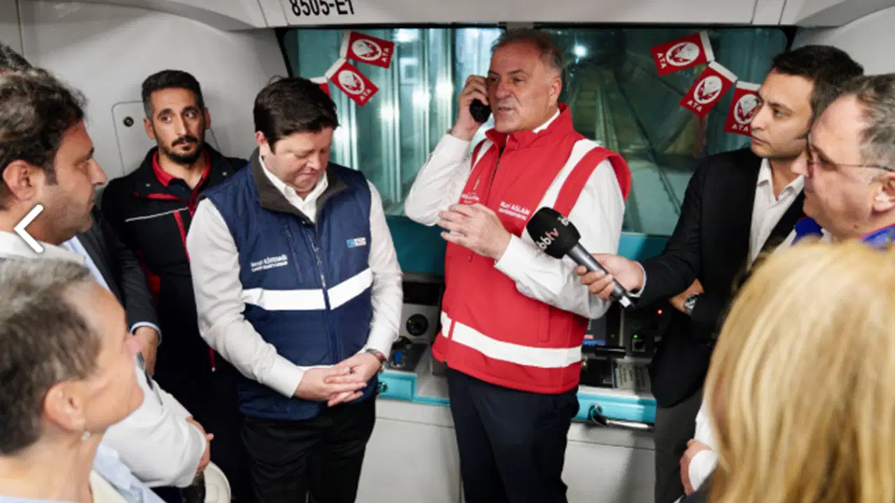 Test sürüşü gerçekleştirildi: Ümraniye-Ataşehir-Göztepe Metro Hattı bu yıl sonu açılıyor