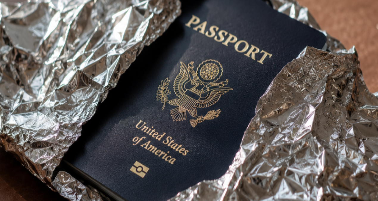Bu tehditten sonra herkes pasaportlarını folyaya sarmaya start aldı