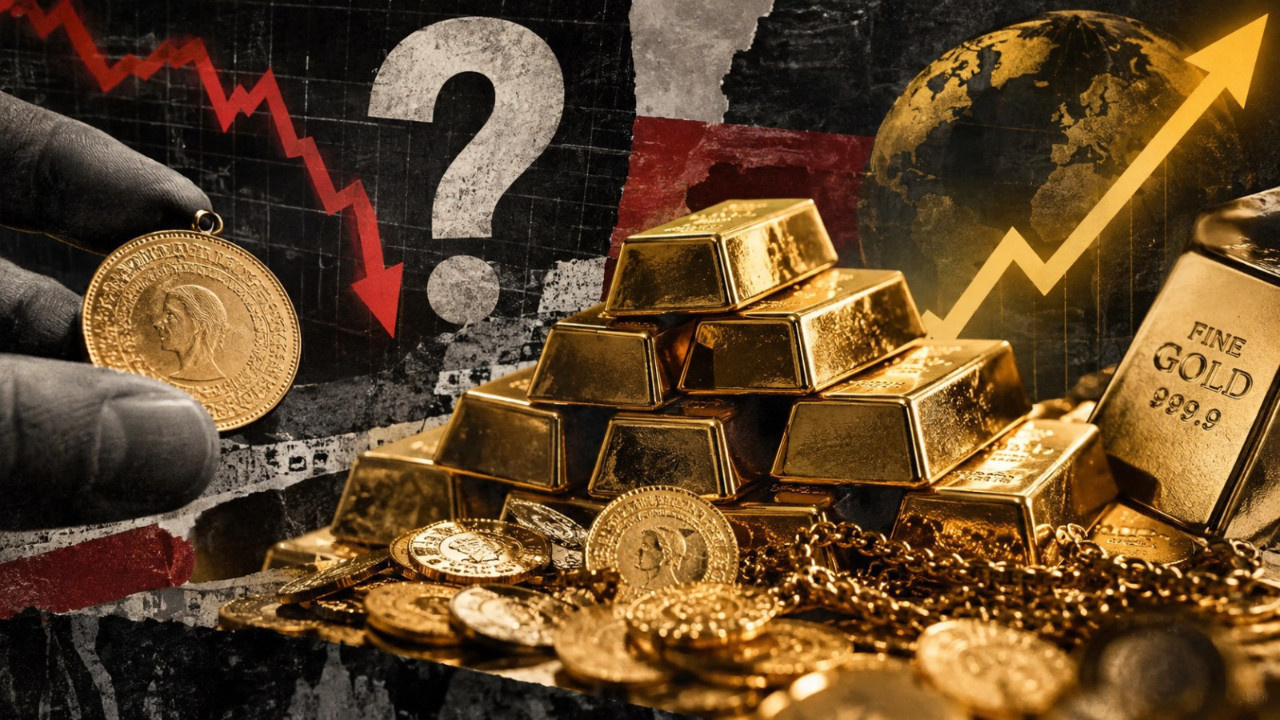 200 lira birden eridi: Altındaki sert düşüşün nedeni belli gerçekleşti