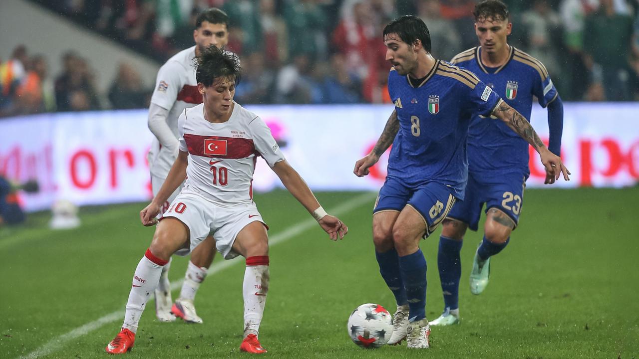 A Milli Futbol Takımımız, İtalya'ya mağlup gerçekleşti