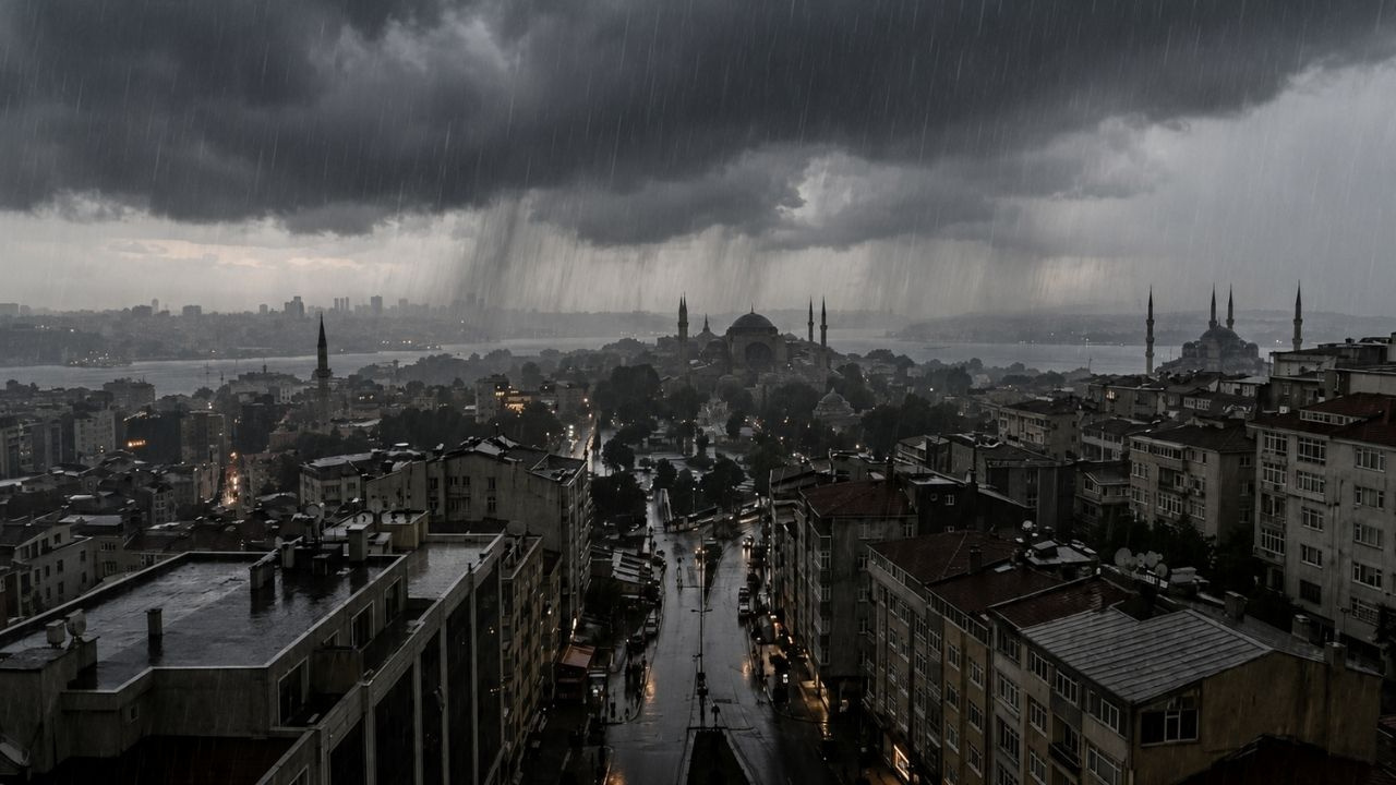 Meteoroloji İstanbul'un kaderini duyurdu: Yağmur nefes aldırmayacak