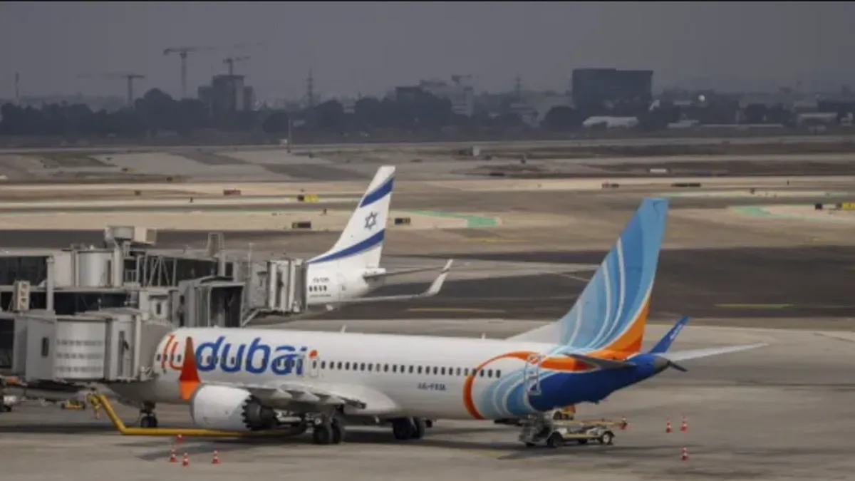 Tel Aviv-Dubai uçağında dehşet anları! Şoke eden görüntüler ortaya çıktı