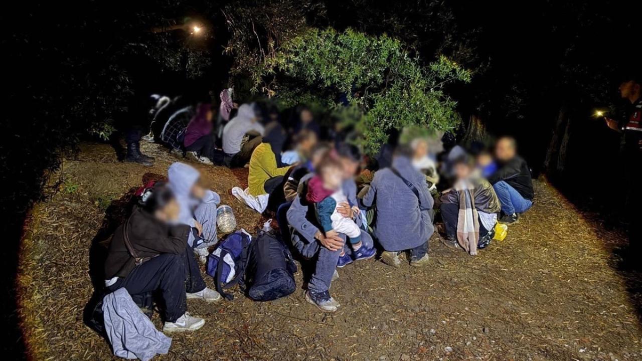Çanakkale'de 51 düzensiz göçmen yakalandı