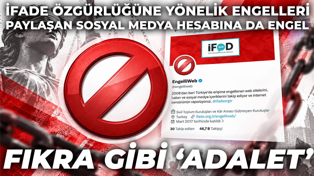 Erişim engellerini duyuran EngelliWeb adresine de erişim engeli getirildi
