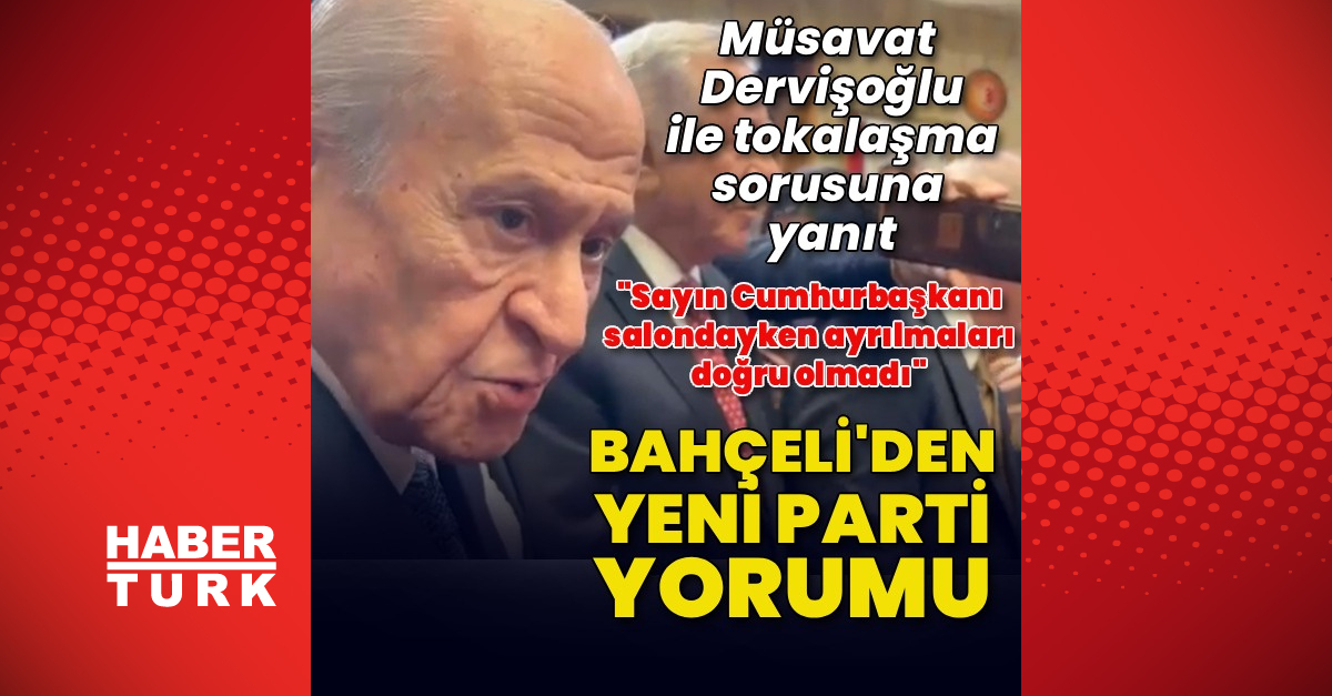 Bahçeli, yeni partiye yönelttiği çarpıcı mesajla kamuoyunu harekete geçirdi