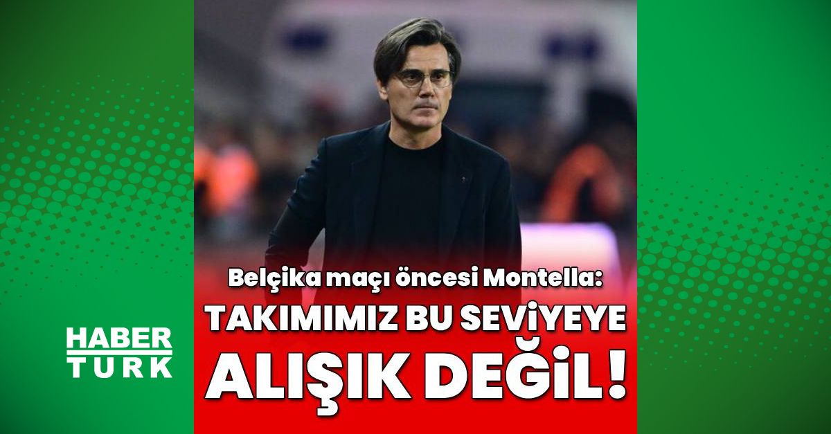 "Takımımız bu seviyelerde oynamaya alışık değil"