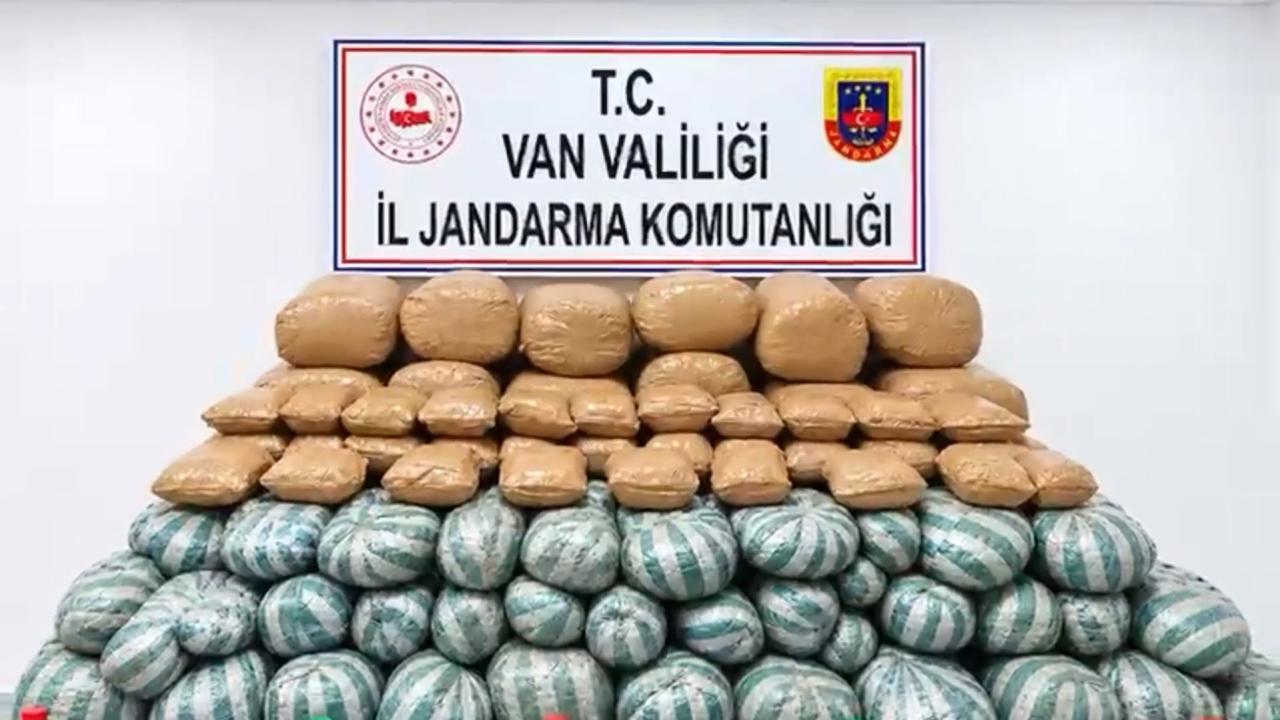 Van'da 517 kilogram uyuşturucu ele geçirildi