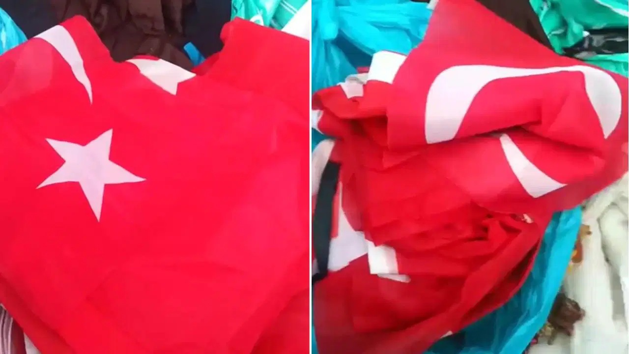 Bayrak provokasyonunun altından kendisi çıktı: 'Vatan hainleri' diyerek paylaşım yaptı