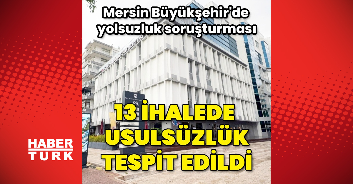 13 ihale dosyasında usulsüzlük tespiti