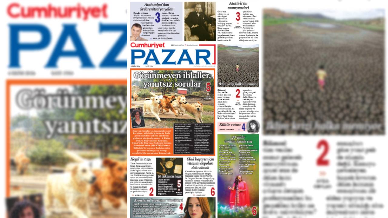 Cumhuriyet Pazar bu hafta da dopdolu!