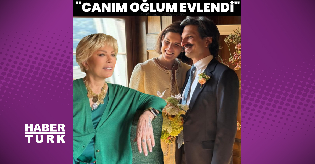 "Canım oğlum evlendi"