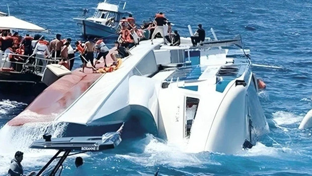 Girne'de gemi kazası: Bir kişi daha cansız bulundu, arama devam ediyor.