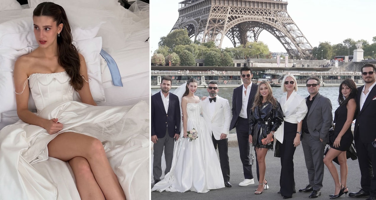 Itır Esen'den Eyfel'de aile fotoğrafı: Mutlu gününden son kareler