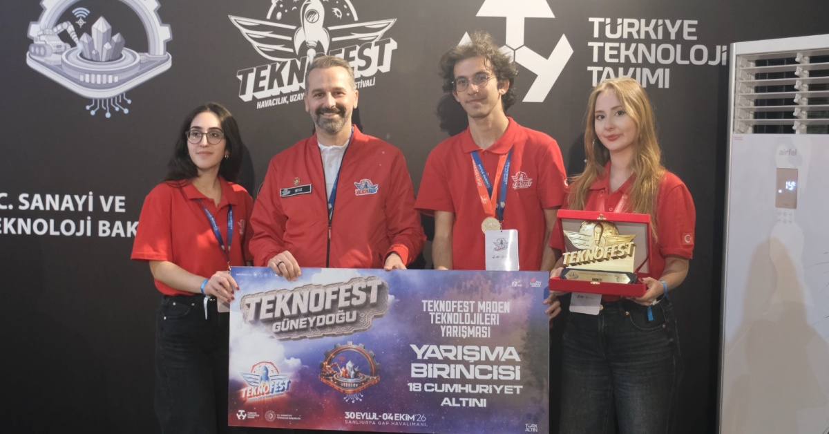 TEKNOFEST'te maden teknolojileri yarıştı