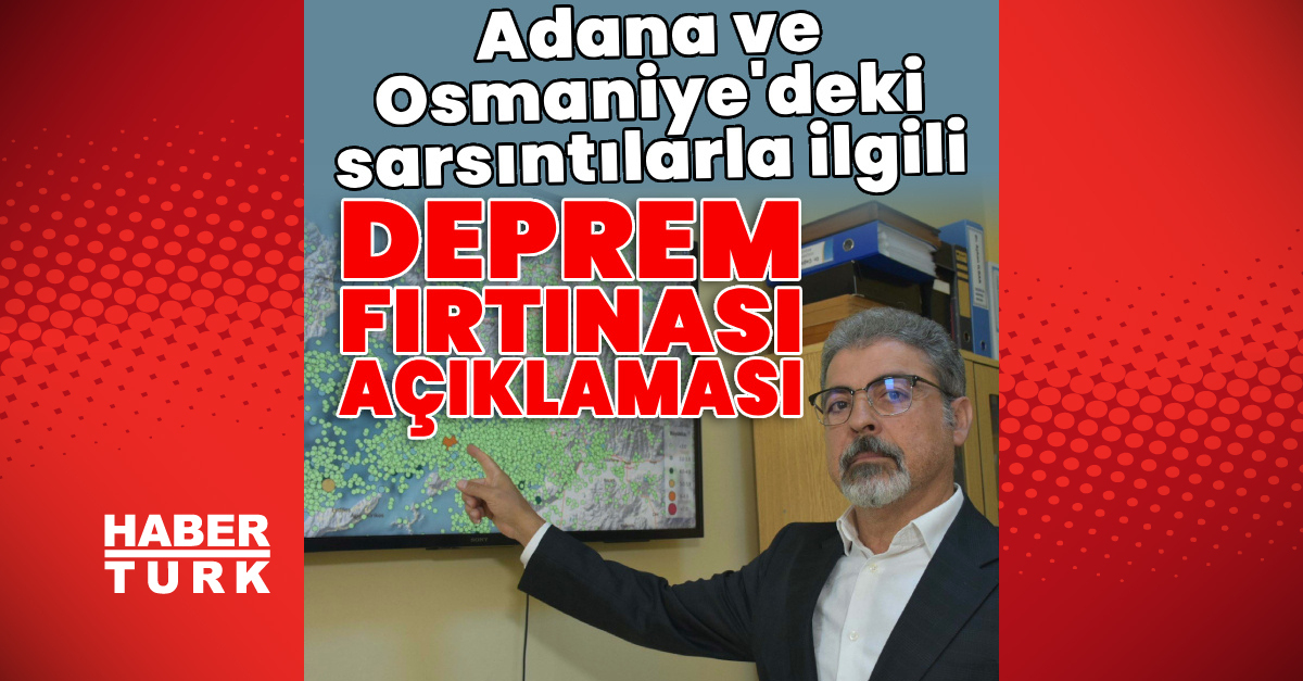 Prof. Dr. Sözbilir'den deprem fırtınası açıklaması