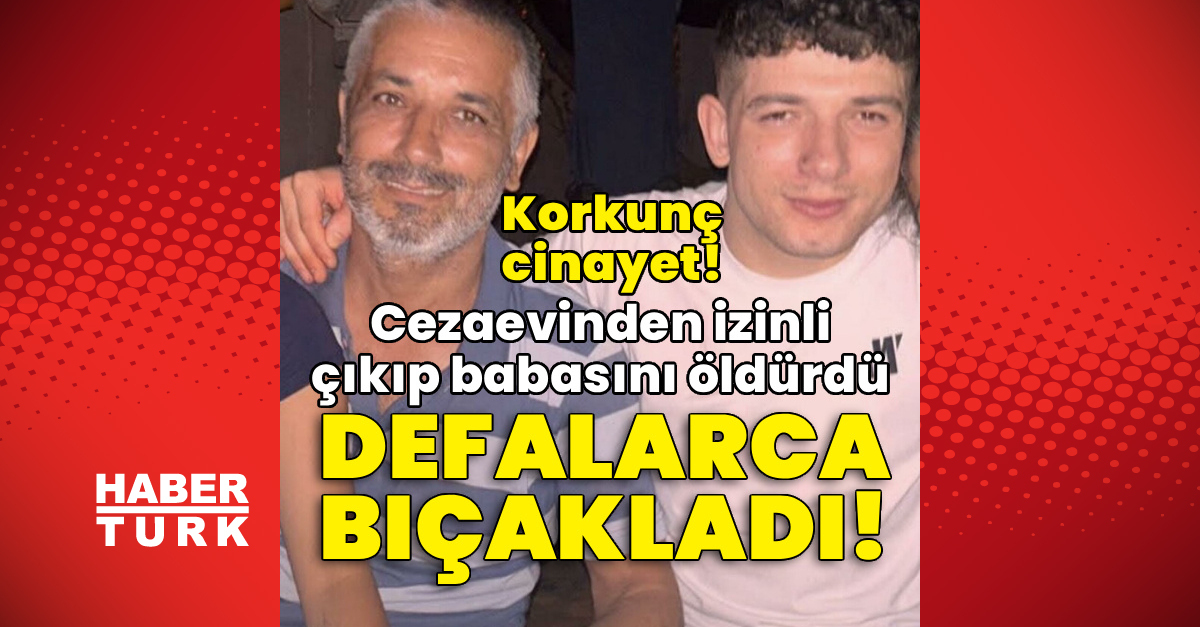Vahşet! Cezaevinden izinli çıkıp babasını öldürdü!