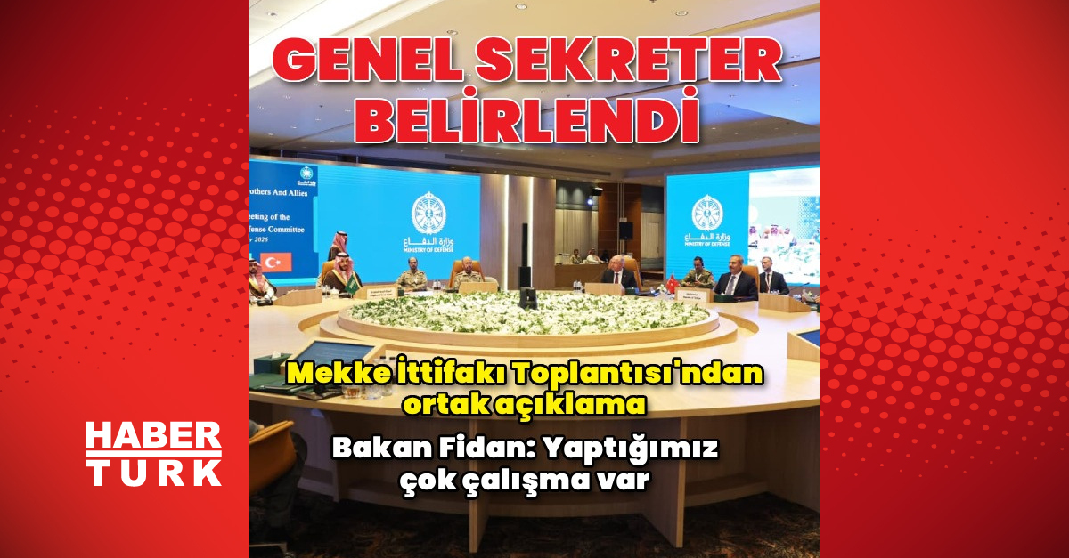 Mekke İttifakı'nın genel sekreteri belli gerçekleşti