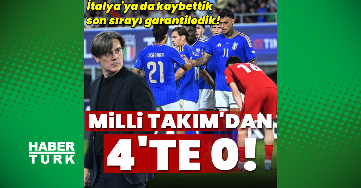 Milli Takım'dan 4'te 0!