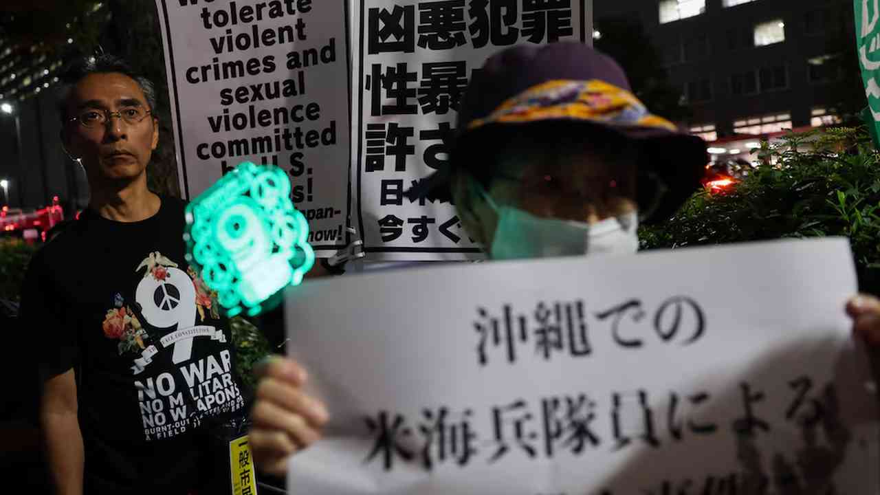 Japonya'da ABD askerine cinayet suçlaması: Halk sokaklara döküldü!