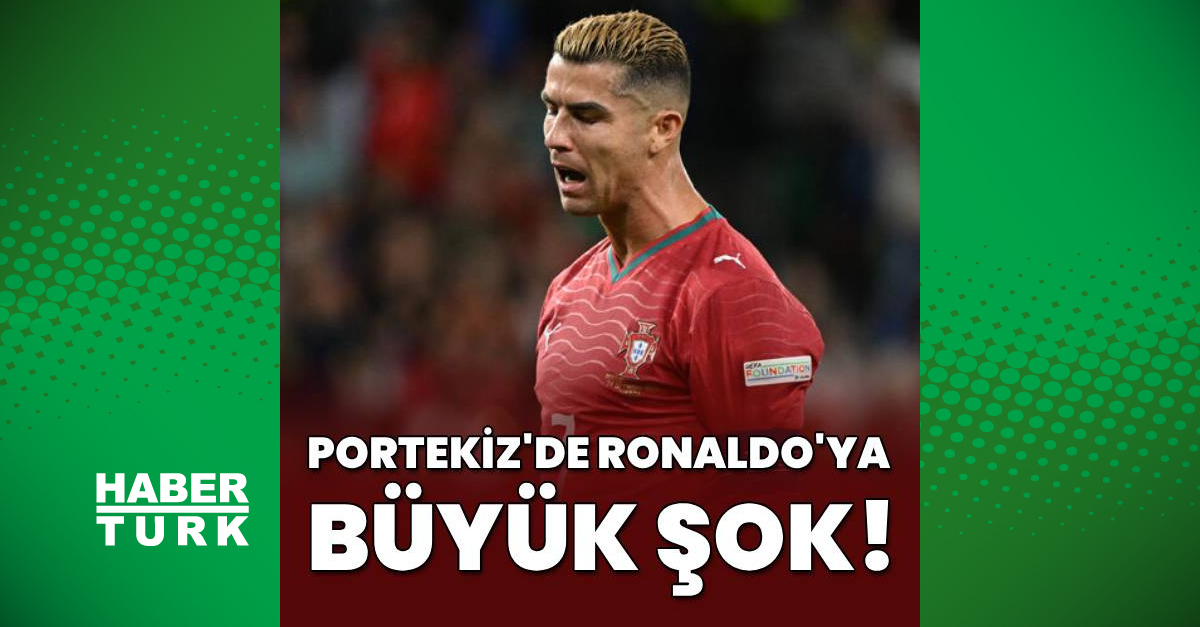 Portekiz'de Ronaldo'ya önemli şok!