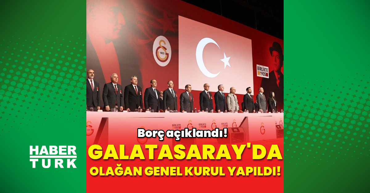 Galatasaray'ın borcu açıklandı!
