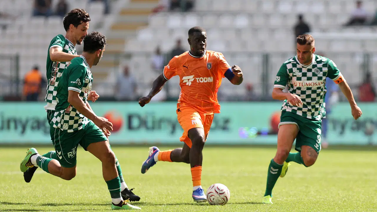 Konyaspor - Başakşehir maçında kazanan çıkmadı