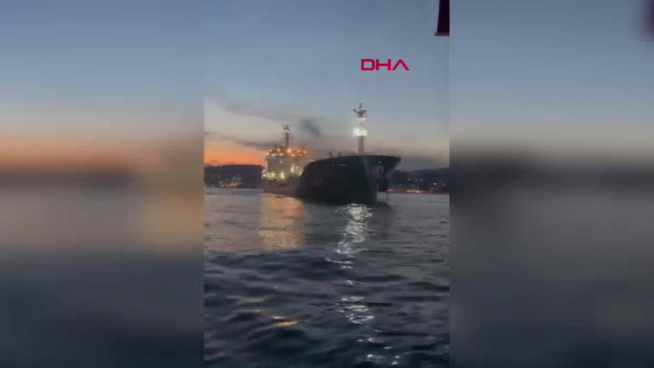 Son Dakika | Denizde korku dolu anlar: Gemi sürüklendi, boğaz trafiği askıya alındı
