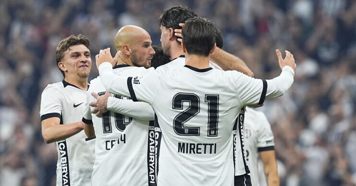 Beşiktaş galibiyete kanatlandı!