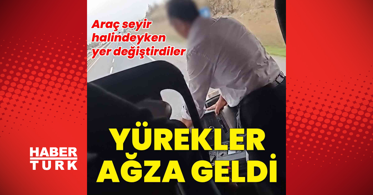 Seyir halinde yer değiştirdiler