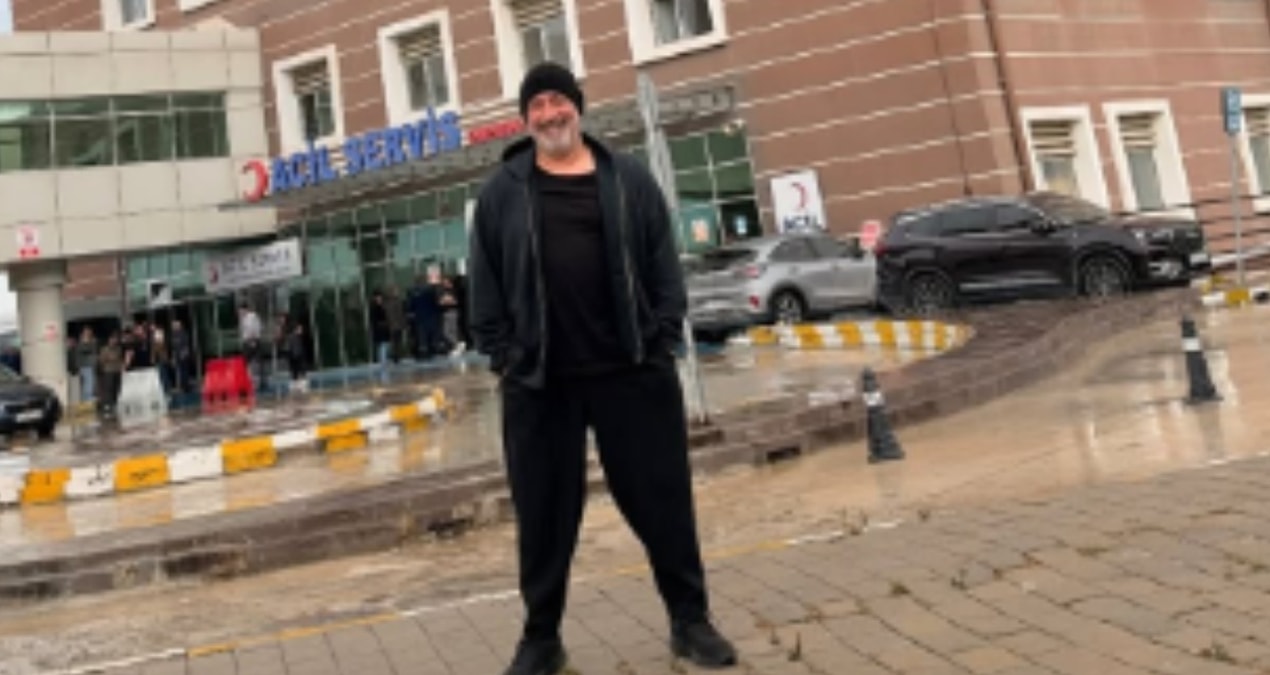 Cem Yılmaz kalp krizi sonrası tedavi gördüğü hastaneye kontrole geldi