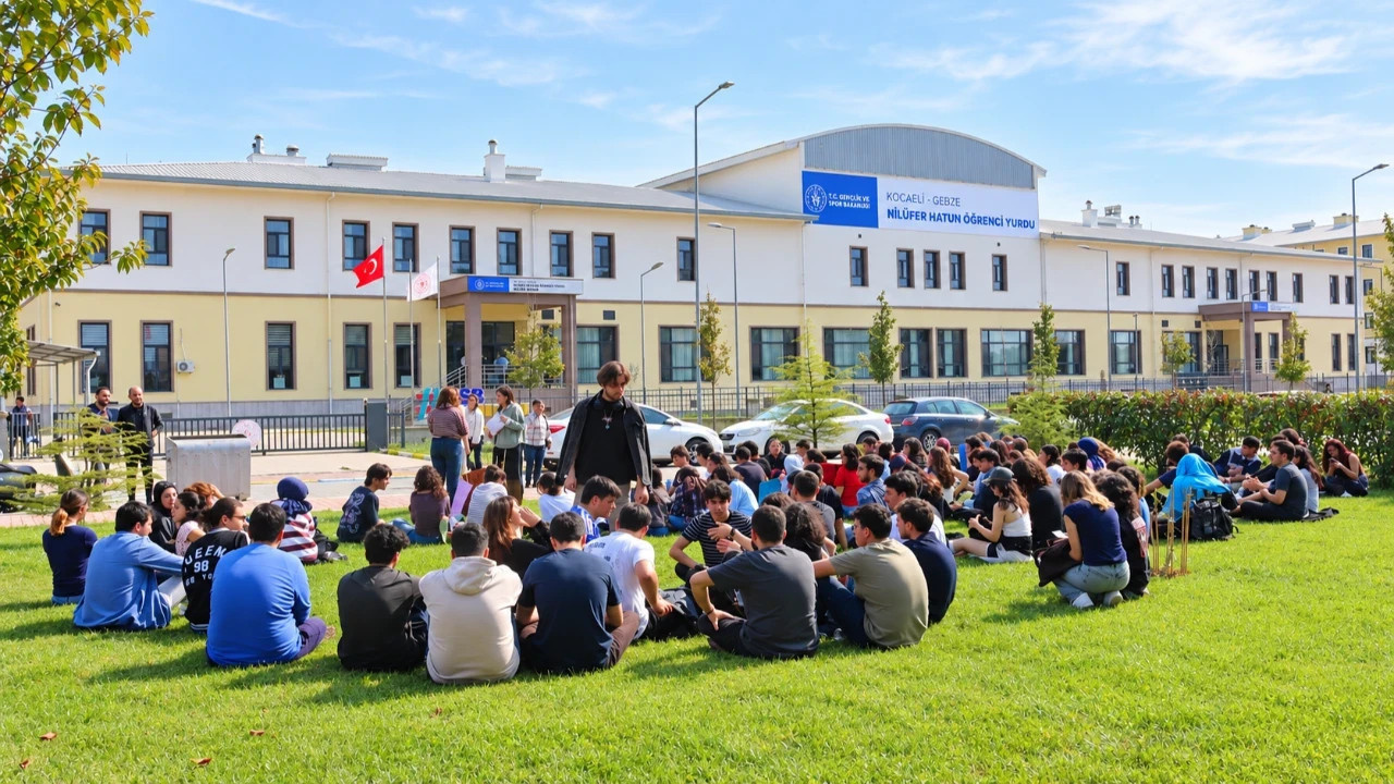 2 öğrenci yurttan atıldı: Üniversitede gençlerden oturma eylemi