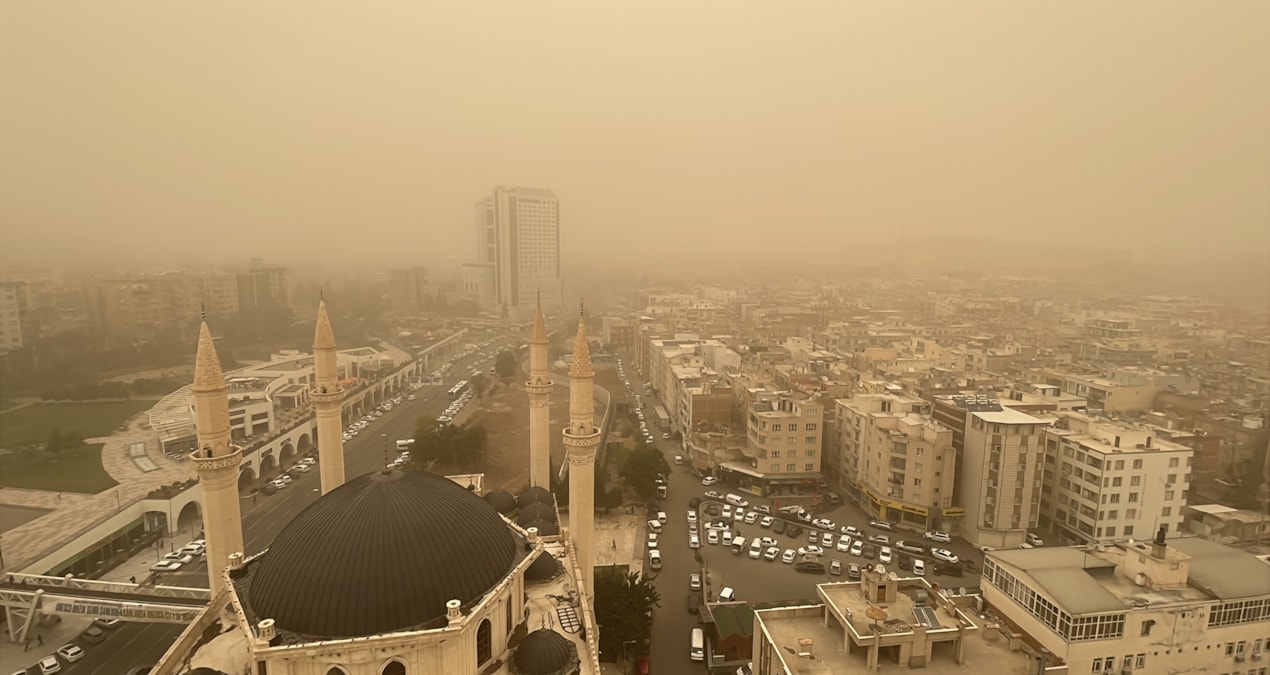 Meteoroloji uyardı; Güneydoğu'da toz taşınımı etkili gerçekleşti