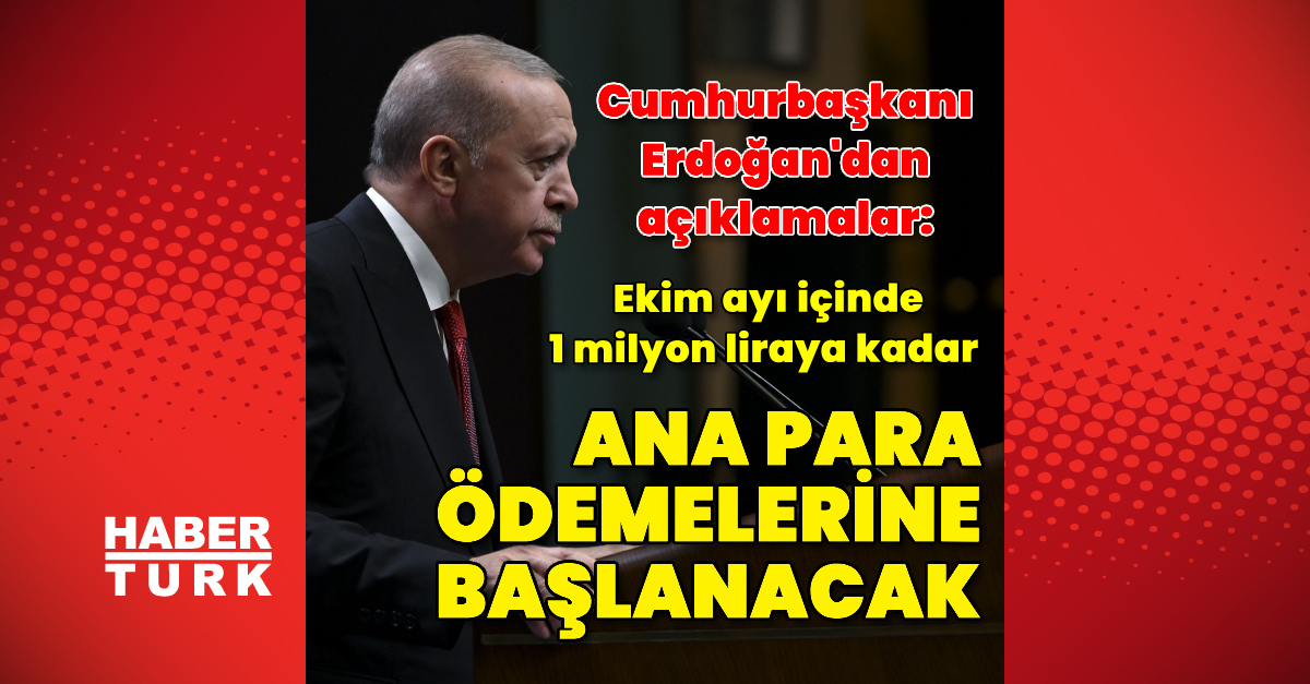Cumhurbaşkanı Erdoğan'dan açıklamalar