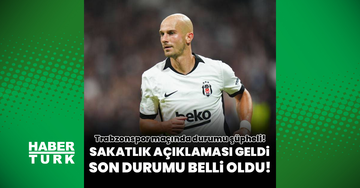 Beşiktaş'tan sakatlık açıklaması! Vaclav Cerny'nin son durumu belli gerçekleşti