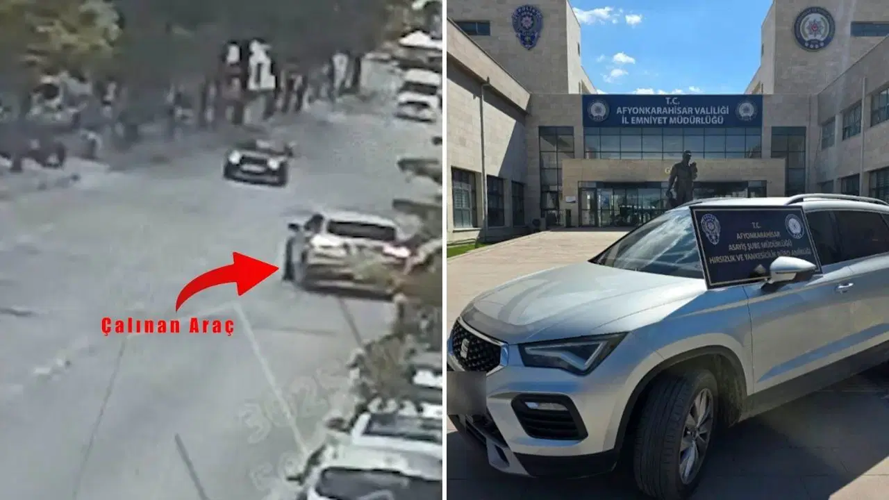 Afyonkarahisar'da cezaevi firarisi lüks aracı çaldı: 3 saat sonra yakalandı