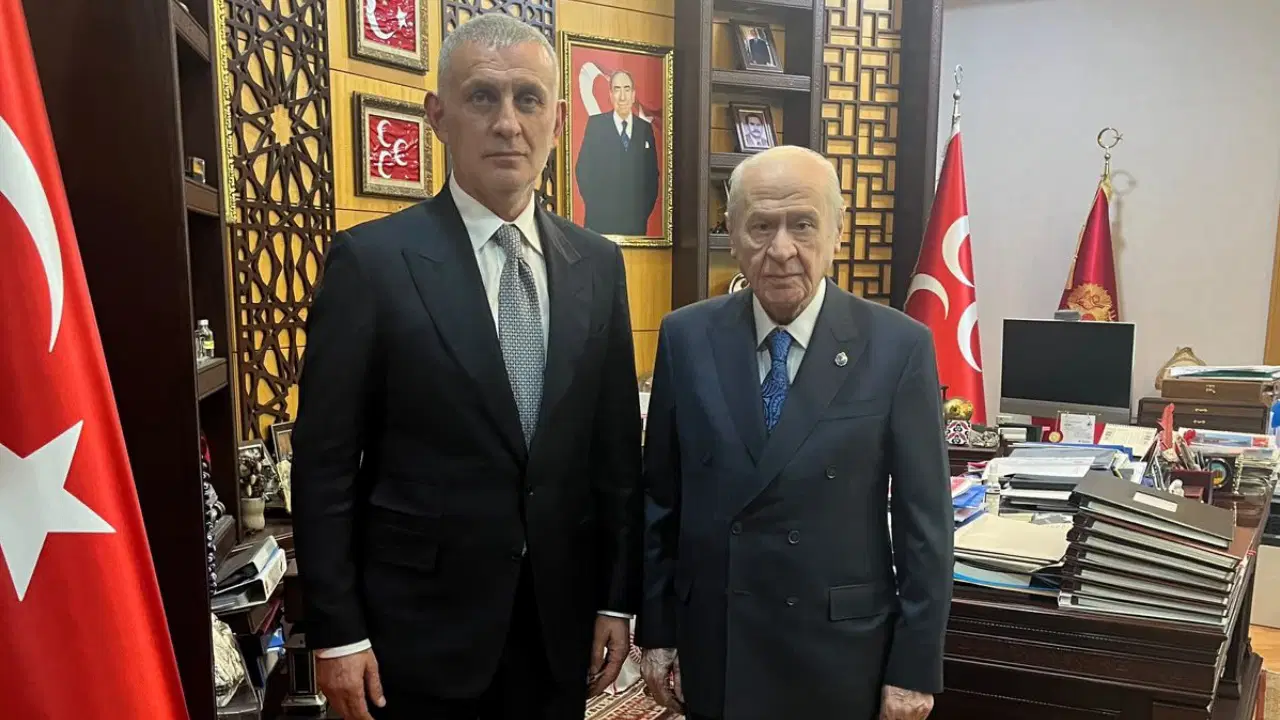 İbrahim Hacıosmanoğlu'ndan Devlet Bahçeli'ye ziyaret!